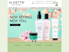 Logo for Aloette Cosmetics Logo for Aloette Cosmetics