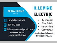 Logo for B. Lepine Electric Logo for B. Lepine Electric