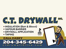 Logo for C.T. Drywall Inc. Logo for C.T. Drywall Inc.